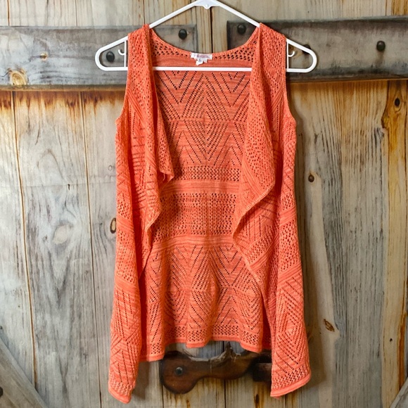 Xhilaration Sweaters - Xhilaration Open Waterfall Knit Vest